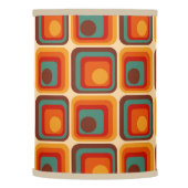 Mod 1970s Retro Style Geometric Design Lamp Shade (Left)