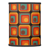 Mod 1970s Retro Style Geometric Design Lamp Shade (Left)