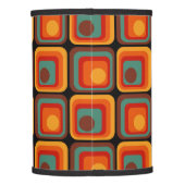 Mod 1970s Retro Style Geometric Design Lamp Shade (Back)