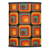 Mod 1970s Retro Style Geometric Design Lamp Shade (Front)
