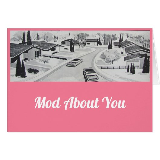 Mod About You Valentine's Cards (Front Horizontal)