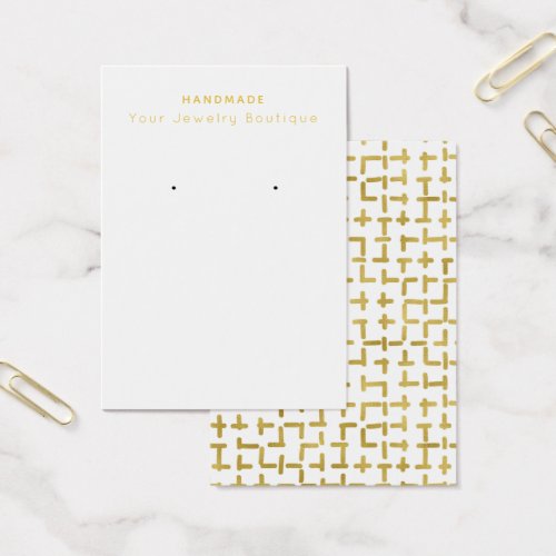 Mod Abstract Geometric Earring Display Cards