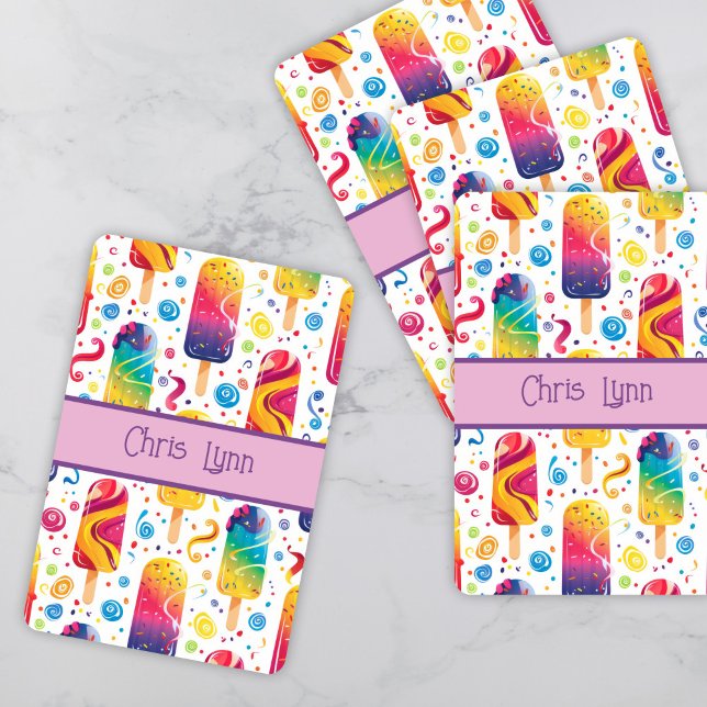 Mod Abstract Summer Frozen Treat Theme  Poker Cards (Creator Uploaded)