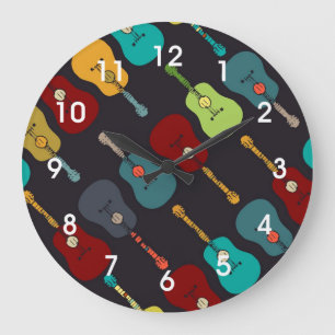 Mod Acoustic Guitars Clock