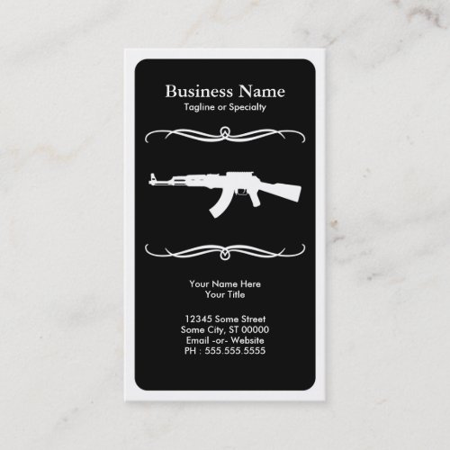 mod ak47 business card template