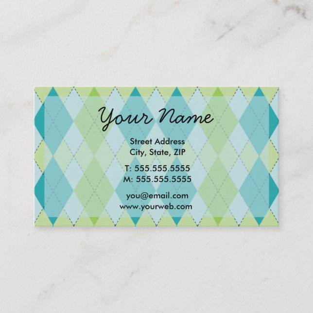 Mod Argyle Profile Cards (Front)