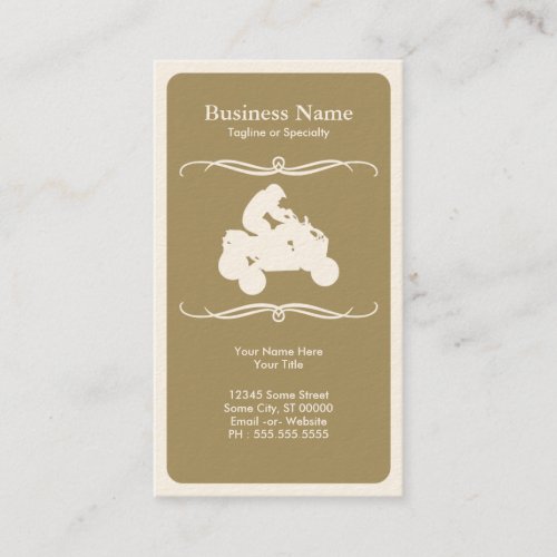 mod atv business card template
