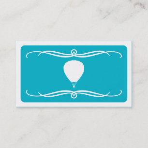 mod balloon (color customizable) business card