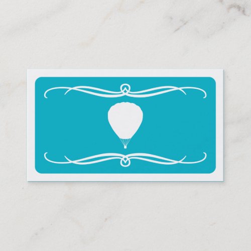 mod balloon color customizable business card