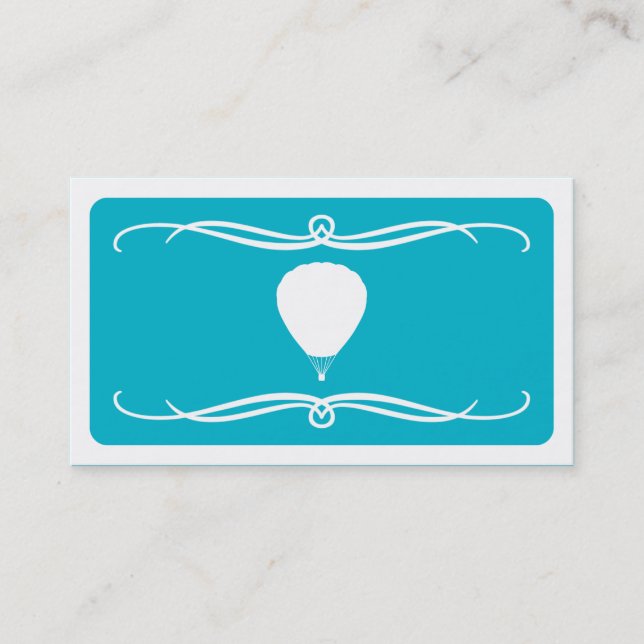 mod balloon (color customizable) business card (Front)