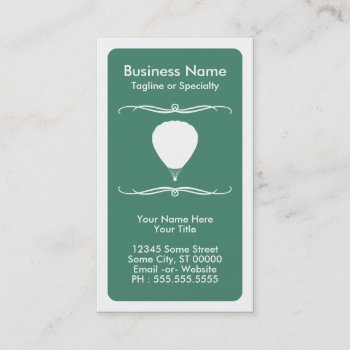 Mod Ballooning Loyalty Card by identica at Zazzle