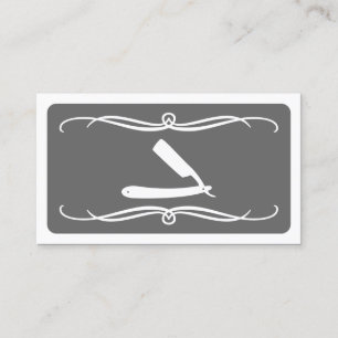 mod barber (color customizable) business card