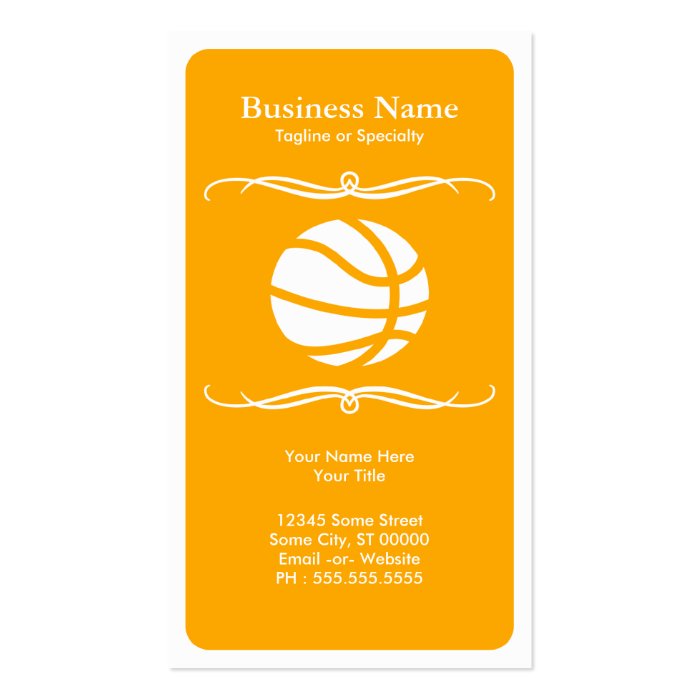 mod basketball business cards