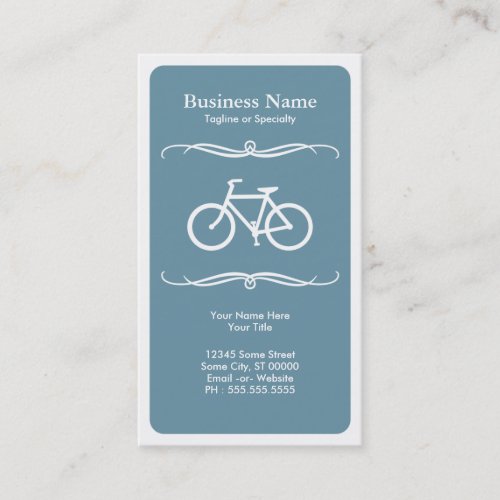 mod bicycle business card templates