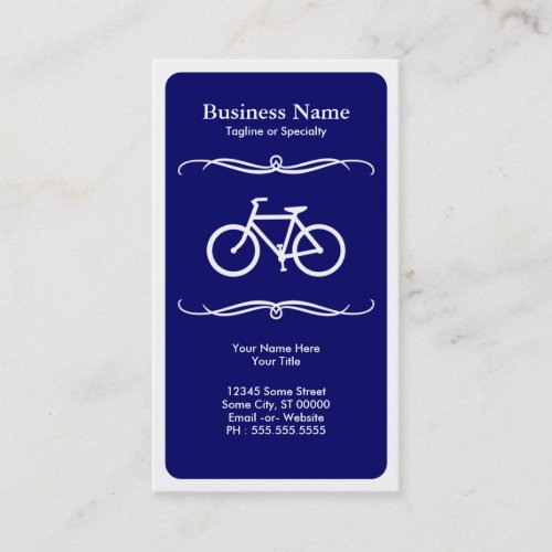 mod bicycle business card