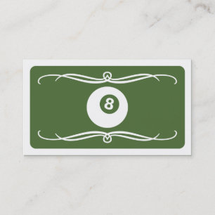 mod billiard (color customizable) business card