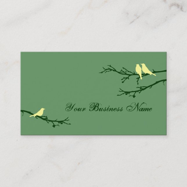 mod birds business card (Front)