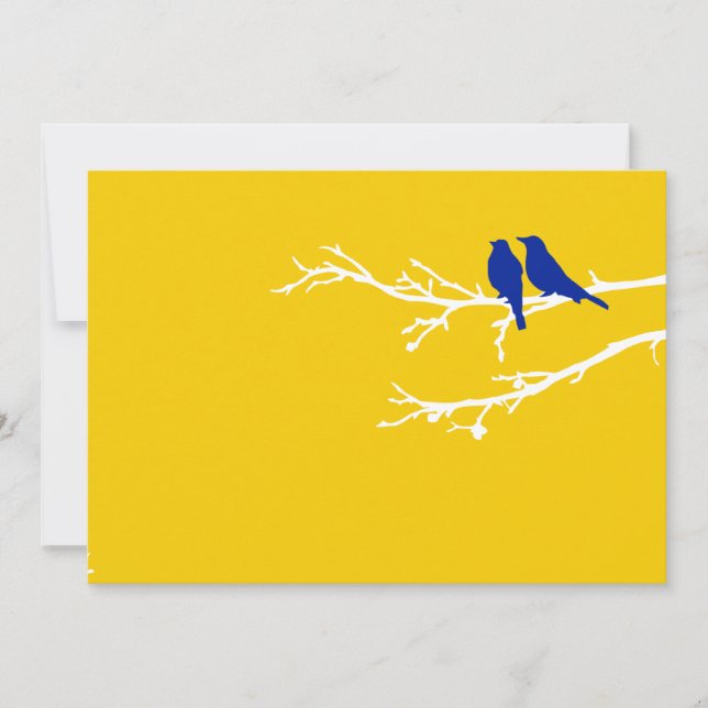 mod birds invitation (Front)