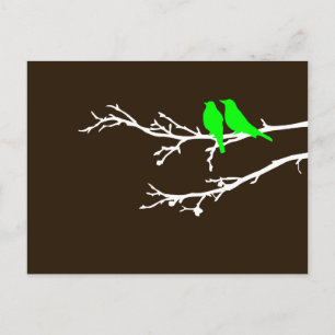 mod birds postcard