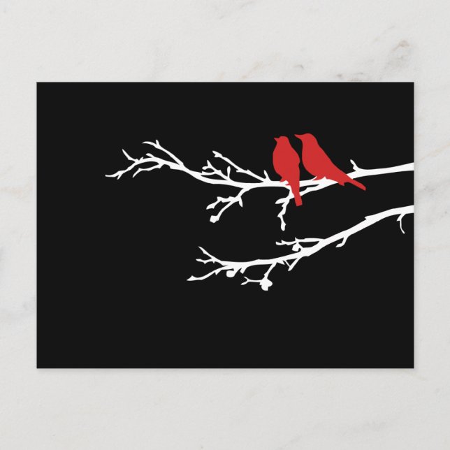 mod birds postcard (Front)