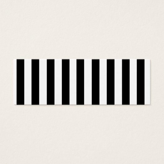 Mod Black and White Stripes Pattern (Front)