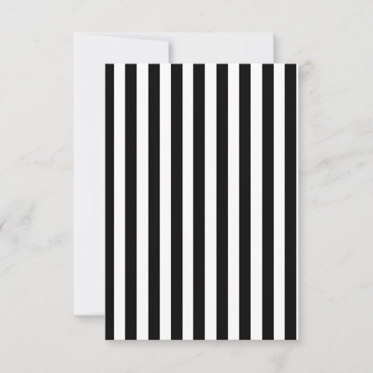 Mod Black and White Stripes Pattern (Front)