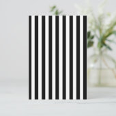 Mod Black and White Stripes Pattern (Standing Front)
