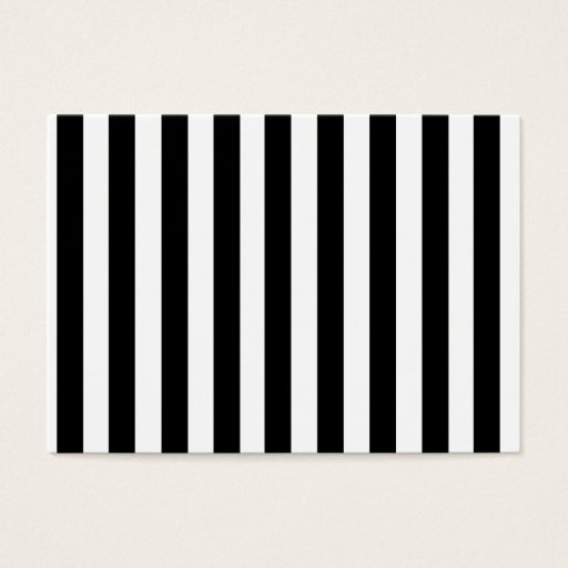 Customizable Mod Black and White Stripes Pattern Business Cards