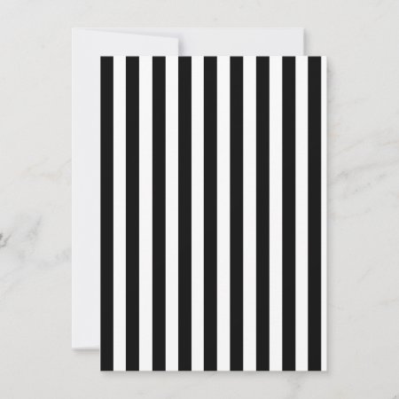 Mod Black And White Stripes Pattern
