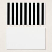 Mod Black and White Stripes Pattern (Front & Back)