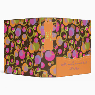 Mod bubbles binders/DIY background color 3 Ring Binder