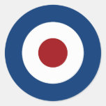 Mod Bullseye Archery Target Classic Round Sticker