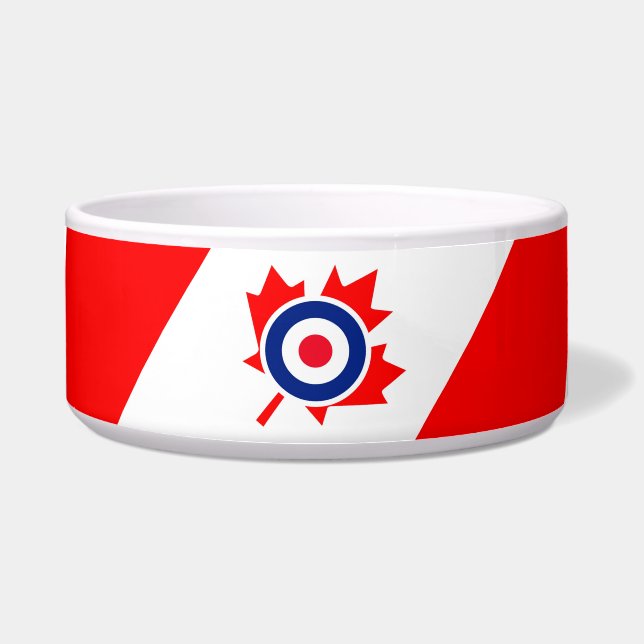 Mod Canada Curling Hockey Target Grunge Ice Bowl (Front)