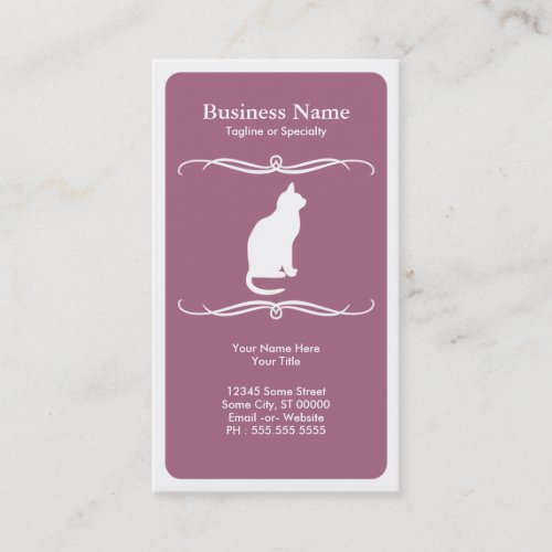 mod cat business card templates