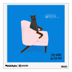 Mod Cats - Go Fetch Wall Decal
