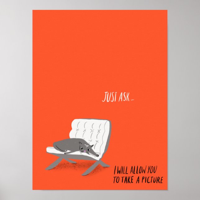 Mod Cats - Just Ask Poster (Front)