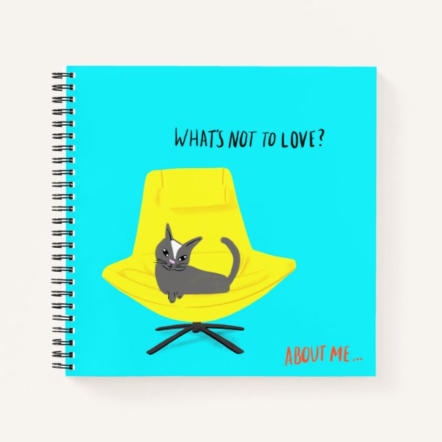 Mod Cats - What's Not to Love? Notebook (Front)