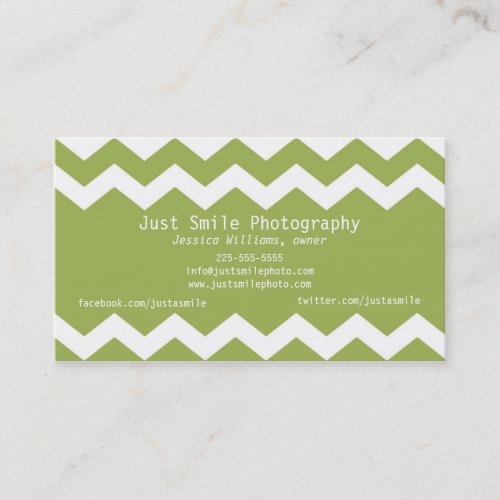 Mod Chevron Business Card Templates