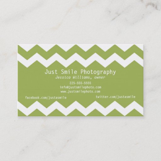 Customizable Mod Chevron Business Card Templates