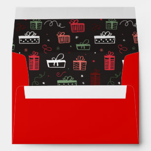 Mod Christmas Gifts Envelopes