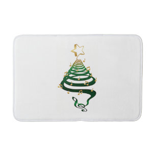 *MOD CHRISTMAS TREE BATH MAT* MATCHING ACCESSORIES MAT