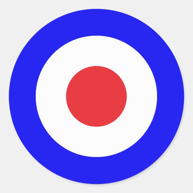 Mod Classic Round Sticker (Front)