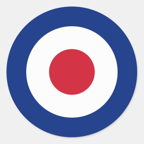 Mod _ Classic Roundel _ Bullseye Archery Target Classic Round Sticker