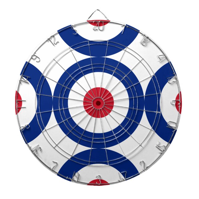 Mod - Classic Roundel - Bullseye Archery Target Dartboard (Front)