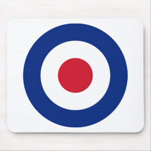 Mod - Classic Roundel - Bullseye Archery Target Mouse Pad