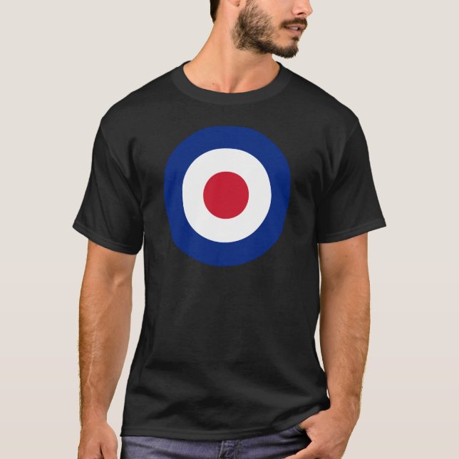 Mod - Classic Roundel - Bullseye Archery Target T-Shirt (Front)