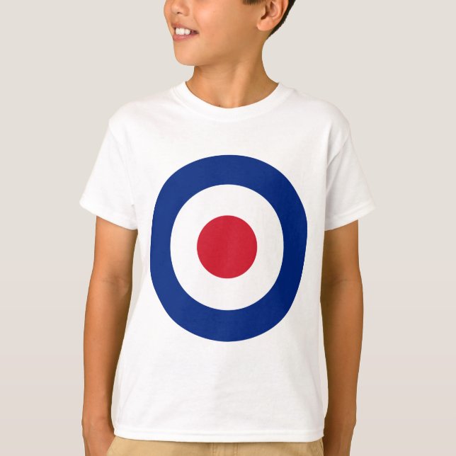 Mod - Classic Roundel - Bullseye Archery Target T-Shirt (Front)