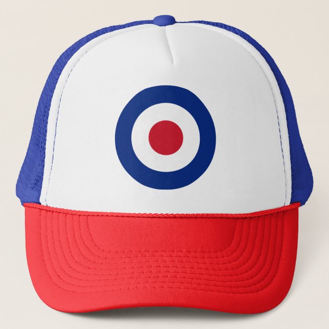 Mod - Classic Roundel - Bullseye Archery Target Trucker Hat (Front)