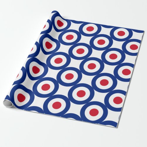 Mod _ Classic Roundel _ Bullseye Archery Target Wrapping Paper