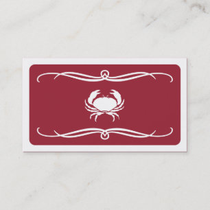 mod crab (color customizable) business card